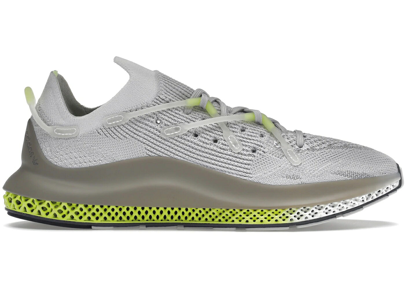 アディダス 薄墨色 薄墨色 黄味がかった 黄色 スニーカー メンズ ADIDAS 4D FUSIO GREY SOLAR YELLOW / GREY ONE GREY SIX SOLAR YELLOW