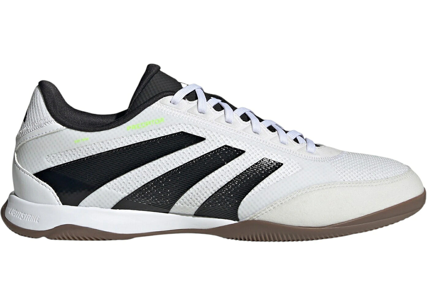アディダス プレデター 白色 ホワイト コア 黒色 ブラック スニーカー メンズ ADIDAS PREDATOR LEAGUE INDOOR CLOUD WHITE CORE BLACK LUCID LEMON / CLOUD WHITE CORE BLACK LUCID