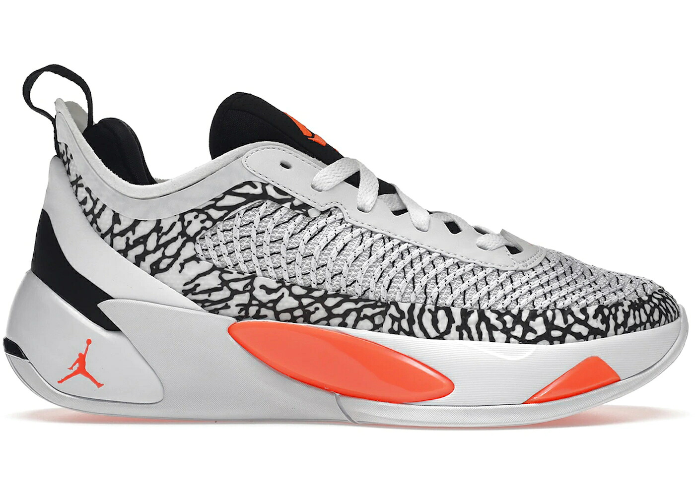 ナイキ ジョーダン サファリ 白色 ホワイト 橙 オレンジ 黒色 ブラック ジュニア キッズ JORDAN LUKA 1 SAFARI (GS) / WHITE TOTAL ORANGE BLACK ベビー マタニティ スニーカー|スニケス