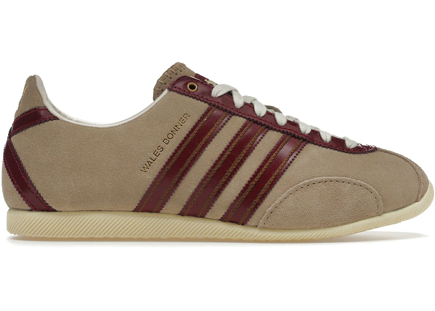 アディダス ブドウ酒色 バーガンディー スニーカー メンズ ADIDAS JAPAN WALES BONNER CARDBOARD / CARDBOARD COLLEGIATE BURGUNDY スニーカー-メンズ靴