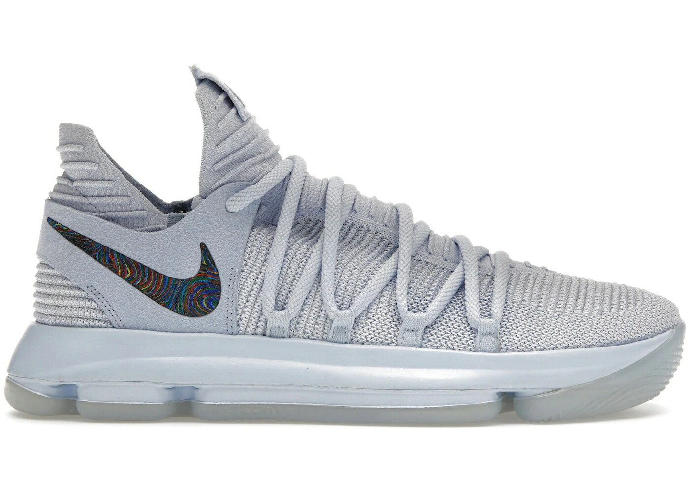 ナイキ 青色 ブルー スニーカー メンズ NIKE KD 10 ANNIVERSARY / FAINT BLUE MULTI COLOR