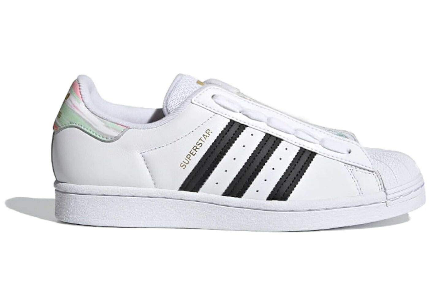 アディダス スーパースター ダンス 白色 ホワイト コア 黒色 ブラック WOMEN'S スニーカー レディース ADIDAS SUPERSTAR I LOVE DANCE (WOMEN'S) / CLOUD WHITE CORE BLACK FROZEN