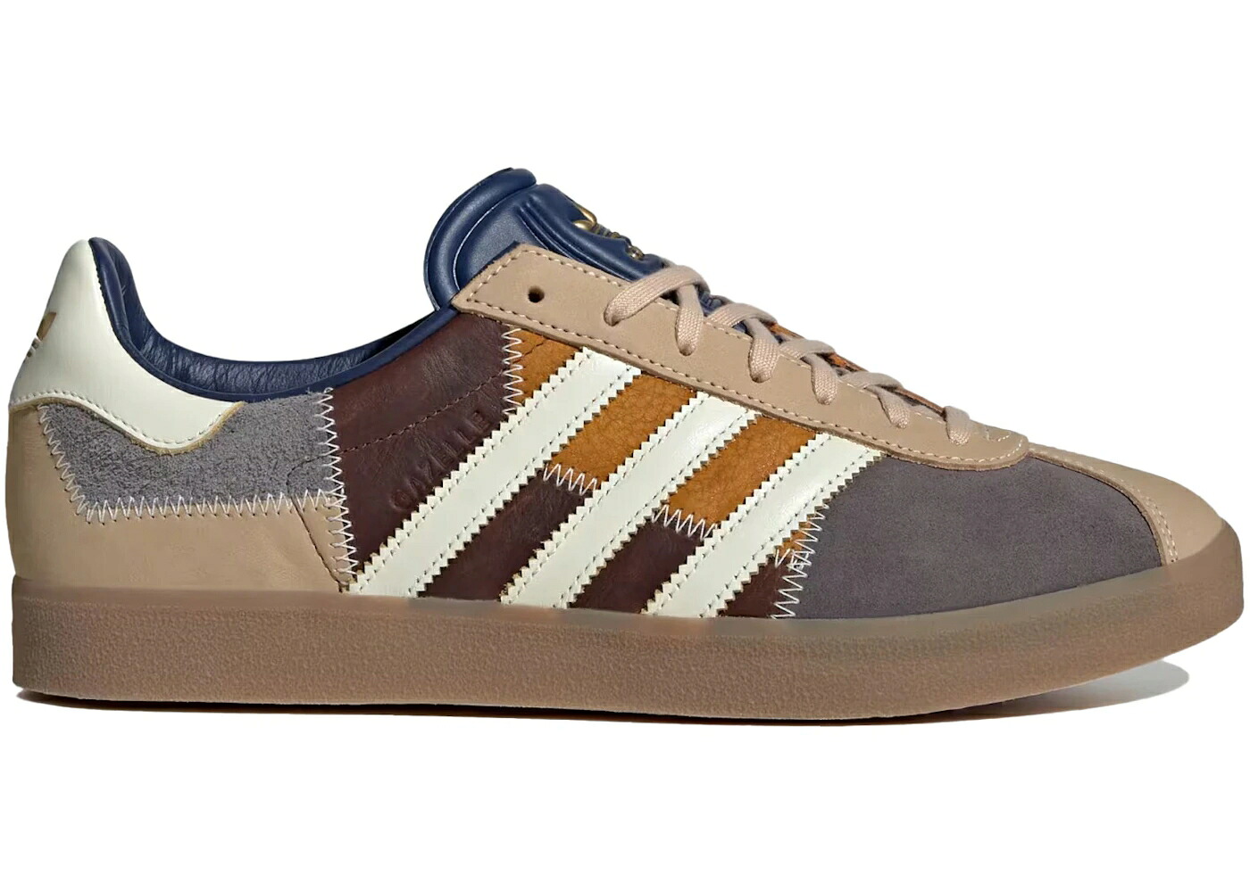 アディダス ガゼル 神通力 ベージュ 白いこと 白いこと スニーカー メンズ ADIDAS GAZELLE 85 ATMOS PATCHWORK / MAGIC BEIGE OFF WHITE NOBLE