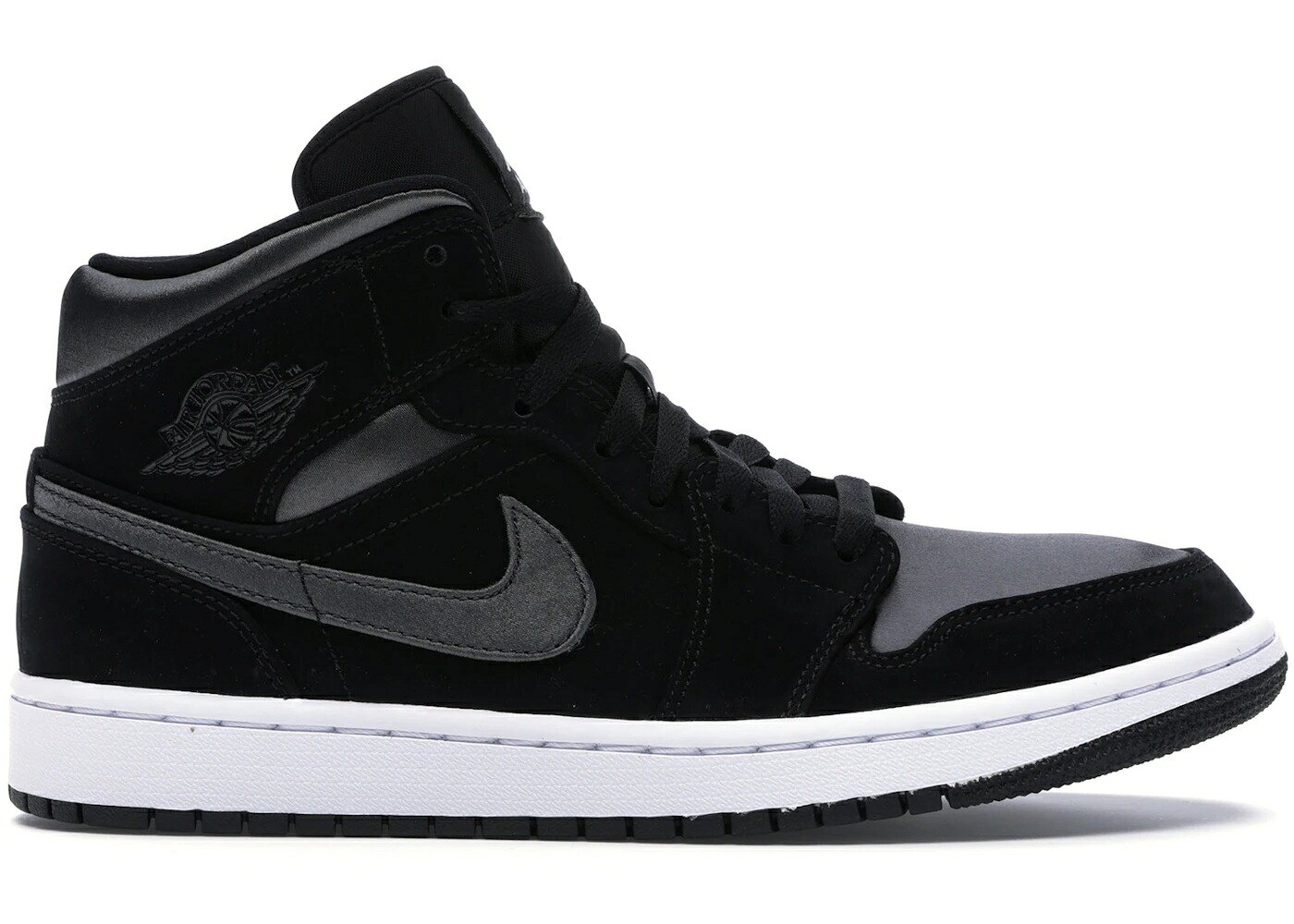 ナイキ ジョーダン ミッド ナイロン 黒いこと 黒いこと 白いこと 白いこと スニーカー メンズ JORDAN 1 MID NYLON BLACK ANTHRACITE / BLACK ANTHRACITE WHITE