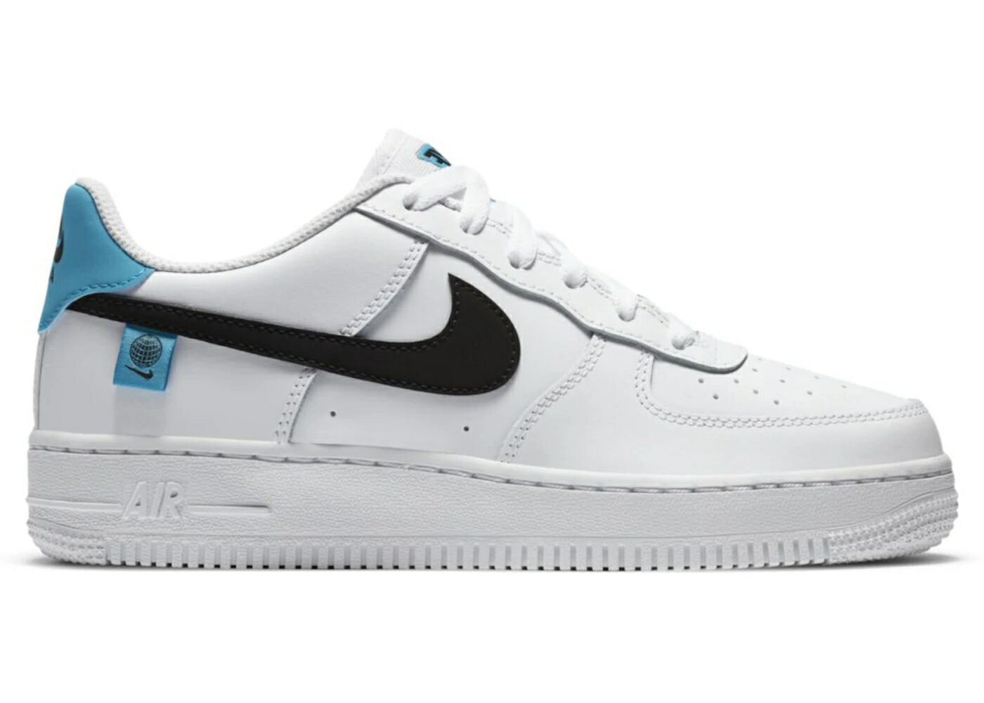 ナイキ 青み 青色 白いこと 白いこと 黒いこと 黒いこと 空軍 お坊っちゃん キッズ NIKE AIR FORCE 1 LOW 07 WORLDWIDE PACK BLUE FURY (GS) / WHITE BLUE FURY BLACK もの言う花 マタニティ スニーカー