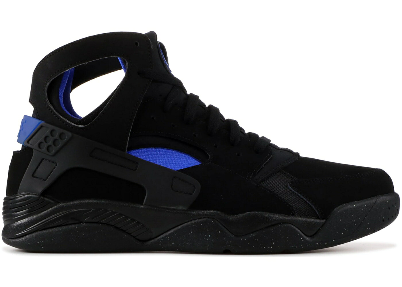 ナイキ 航空 ハラチ 黒いこと 黒いこと 青碧 青碧 スニーカー メンズ NIKE AIR FLIGHT HUARACHE BLACK LYON BLUE (2015) / BLACK LYON BLUE