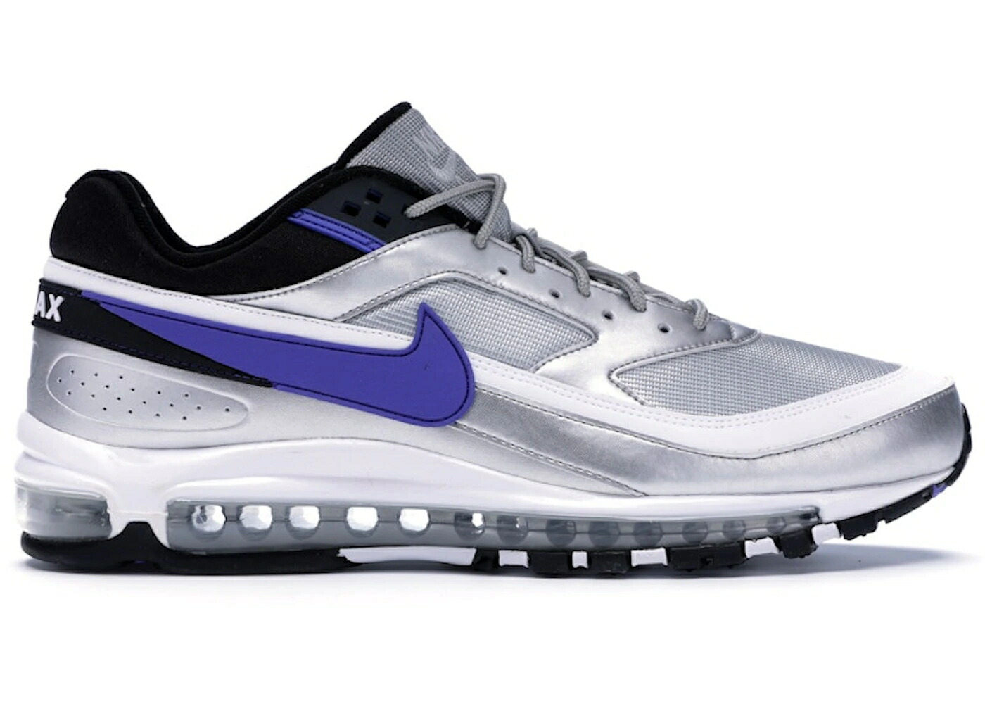 ナイキ マックス 銀色 シルバー 紫 バイオレット エアマックス スニーカー メンズ NIKE AIR MAX 97/BW METALLIC SILVER PERSIAN VIOLET / METALLIC SILVER PERSIAN VIOLET