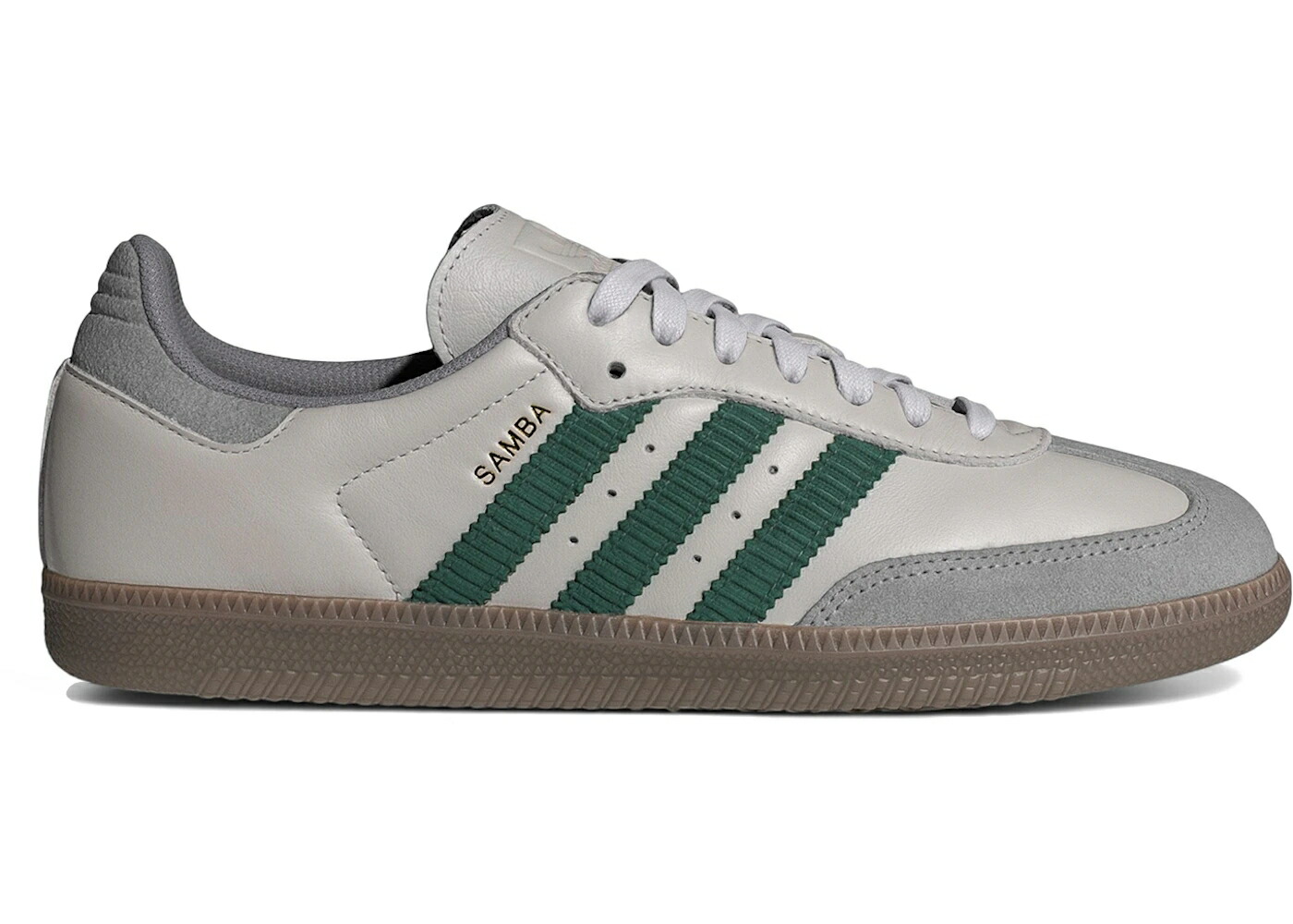 アディダス サンバ 灰色 グレー 緑 グリーン スニーカー メンズ ADIDAS SAMBA OG GREY COLLEGIATE GREEN / GREY ONE COLLEGIATE GREEN GUM