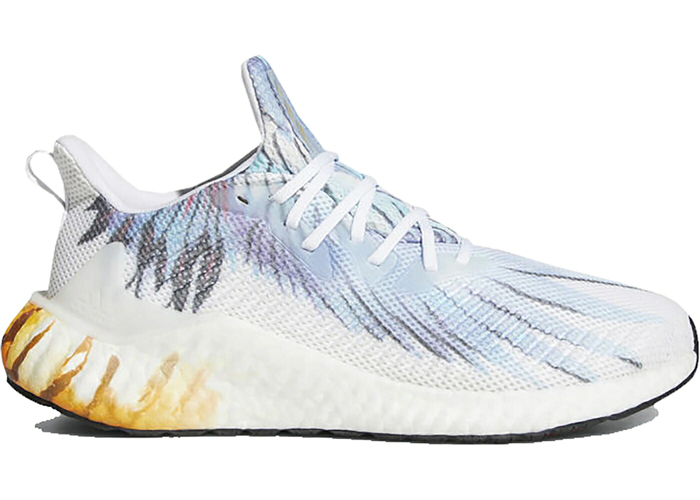 アディダス 白色 ホワイト 黒色 ブラック スニーカー メンズ ADIDAS ALPHABOOST MULTI / WHITE MULTI BLACK|スニケス