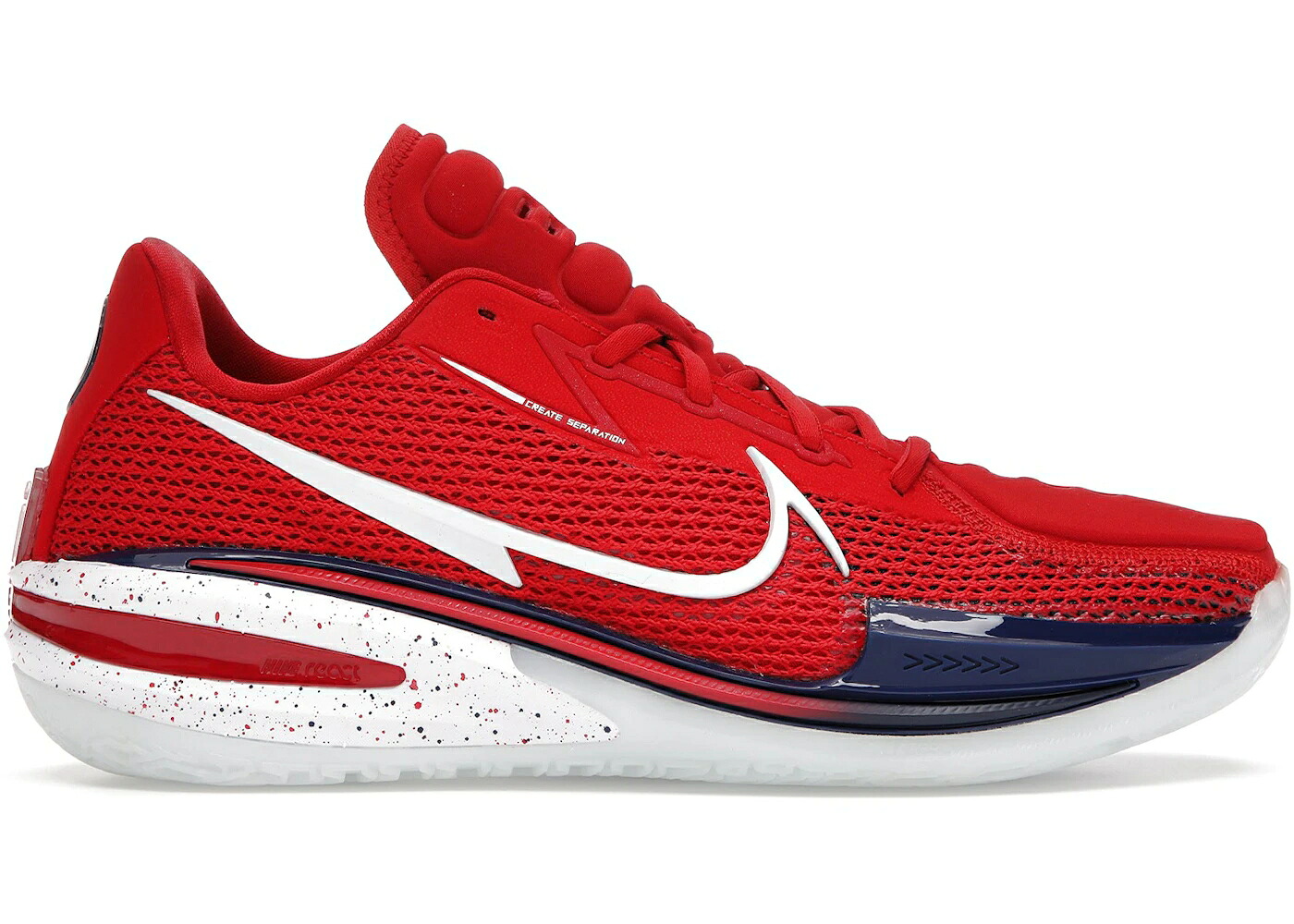 ナイキ 望遠レンズ 野球クラブ 赤 赤いこと 青碧 青碧 白いこと 白いこと スニーカー メンズ NIKE AIR ZOOM GT CUT EYBL TEAM USA SPORT RED / SPORT RED BLUE VOID WHITE