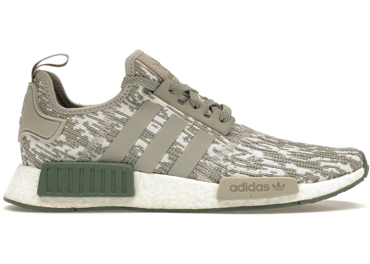 アディダス 緑 グリーン スニーカー メンズ ADIDAS NMD R1 SESAME / SESAME GREEN