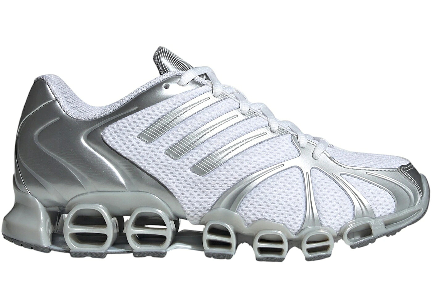 アディダス メガ 白いこと 白いこと しろがね色 しろがね色 WOMEN\u0027S スニーカー レディース ADIDAS MEGA GHOSTRIDE CLOUD WHITE SILVER METALLIC MATTE (WOMEN\u0027S) / CLOUD WHITE SILVER METALLIC