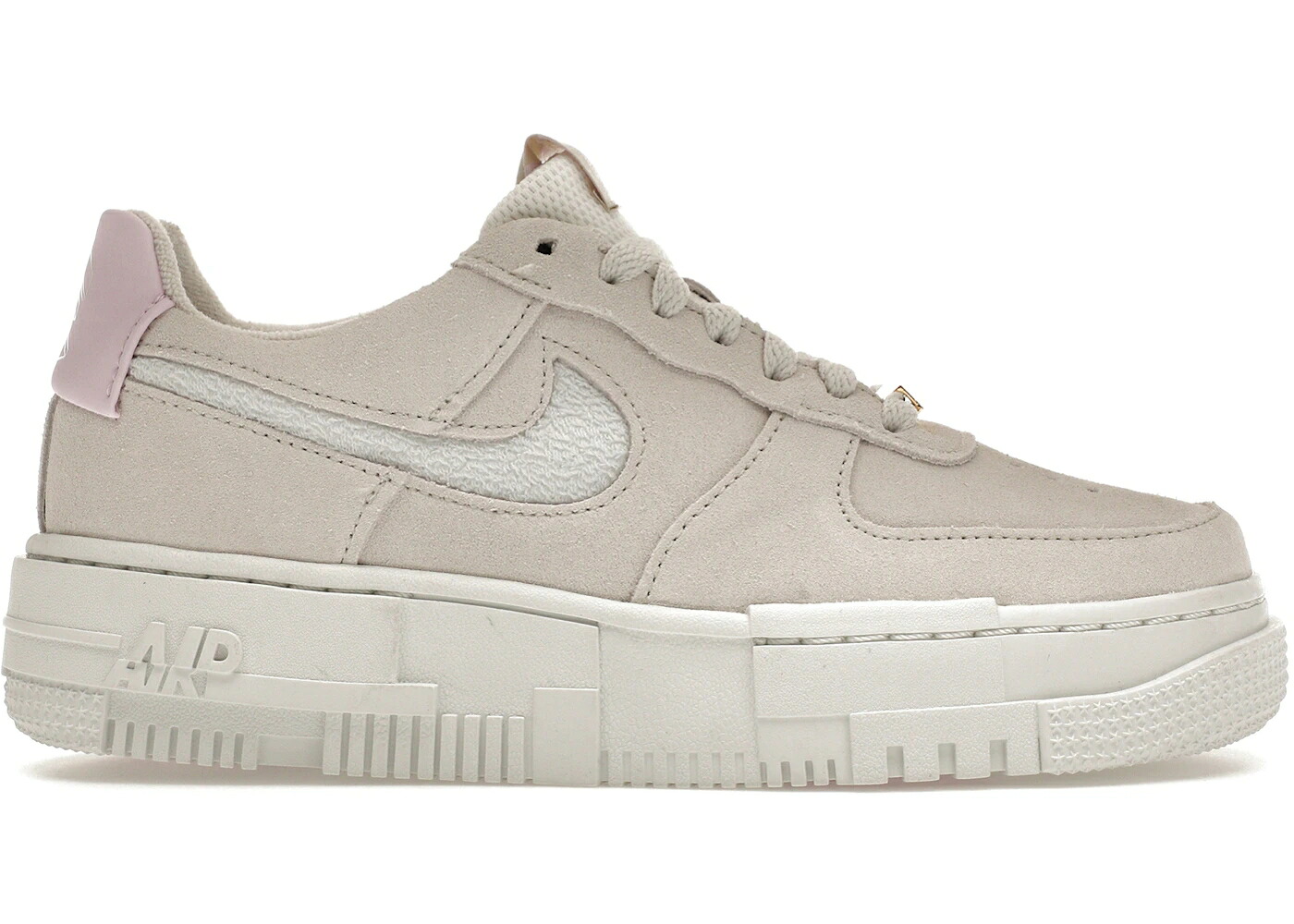 ナイキ ベージュ サクラ色 白いこと 白いこと 空軍 WOMEN\u0027S スニーカー レディース NIKE AIR FORCE 1 PIXEL BEIGE PINK (WOMEN\u0027S) / BEIGE WHITE PINK