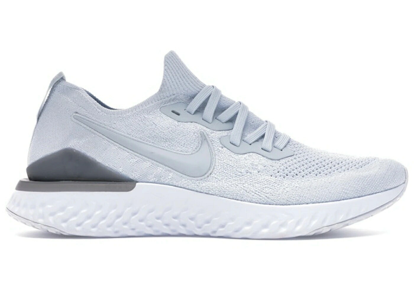 ナイキ 叙事詩 リアクト 飛球編み物 純一無雑 プラチナム スニーカー メンズ NIKE EPIC REACT FLYKNIT 2 PURE PLATINUM / PURE PLATINUM PURE PLATINUM