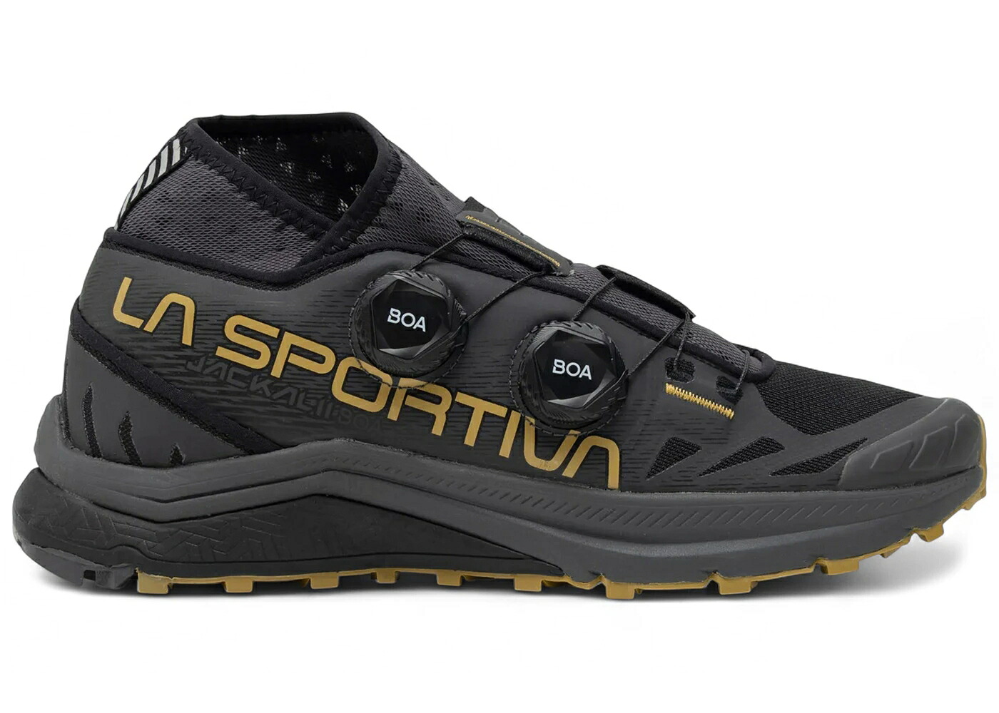 スポルティバ ロサンゼルス 黒色 ブラック スニーカー メンズ LA SPORTIVA LA SPORTIVA JACKAL II BOA BLACK SAVANA / BLACK SAVANA