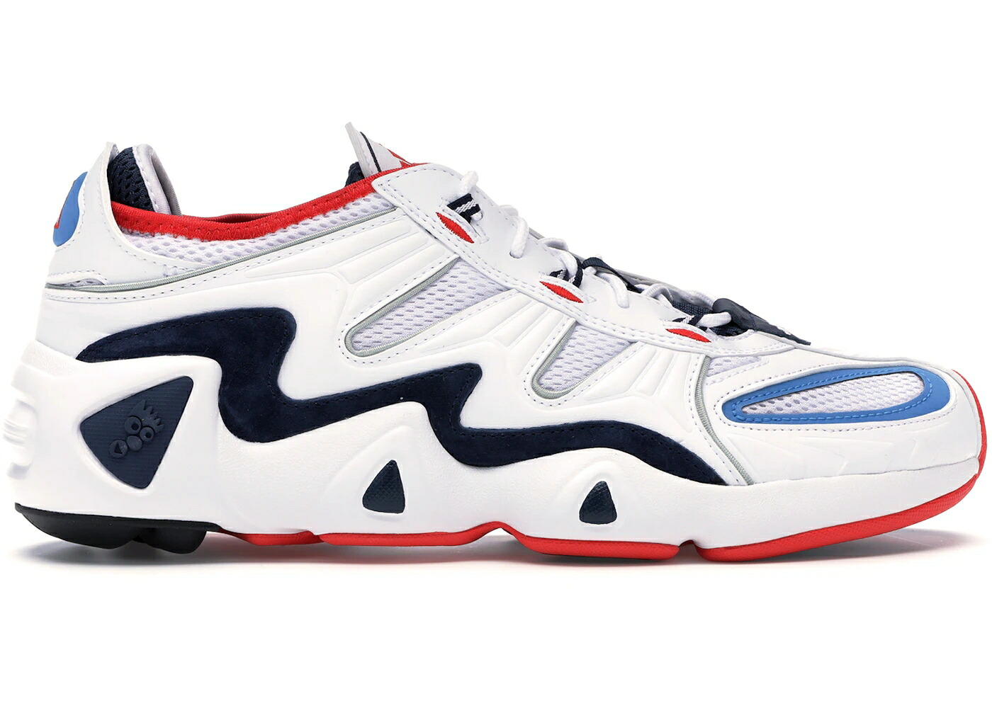 アディダス 白色 ホワイト 紺色 ネイビー 赤 レッド スニーカー メンズ ADIDAS FYW S-97 WHITE NAVY RED / WHITE COLLEGIATE NAVY RED