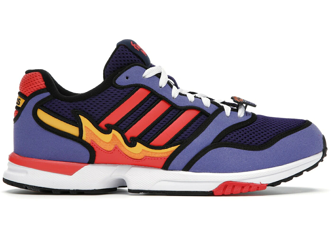アディダス 紫 パープル 橙 オレンジ色 赤 赤いこと スニーカー メンズ ADIDAS ZX 1000 THE SIMPSONS FLAMING MOES / PURPLE ORANGE RED