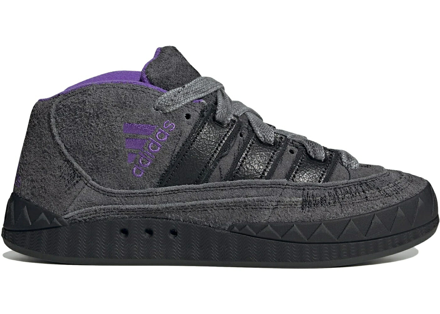 アディダス ミッド 子供用 黒色 ブラック コア スニーカー メンズ ADIDAS ADIMATIC MID YOUTH OF PARIS / UTILITY BLACK CORE BLACK PANTONE