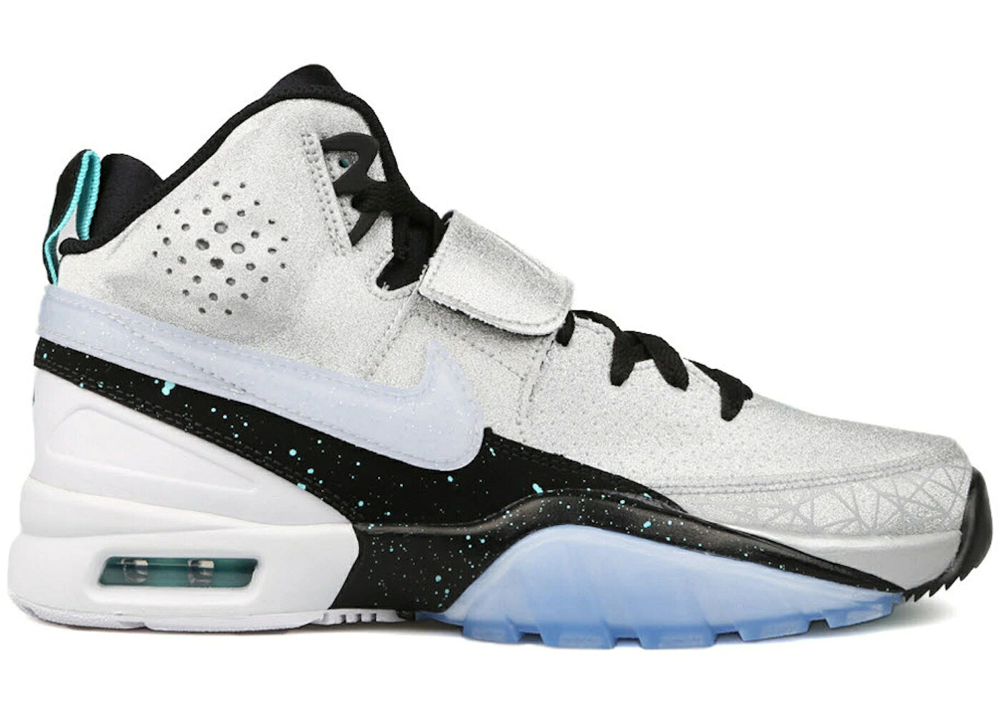ナイキ ダイヤモンド 灰色 グレー 黒色 ブラック アクア スニーカー メンズ NIKE AIR BO I DIAMOND QUEST / WOLF GREY BLACK AQUA｜スニケス