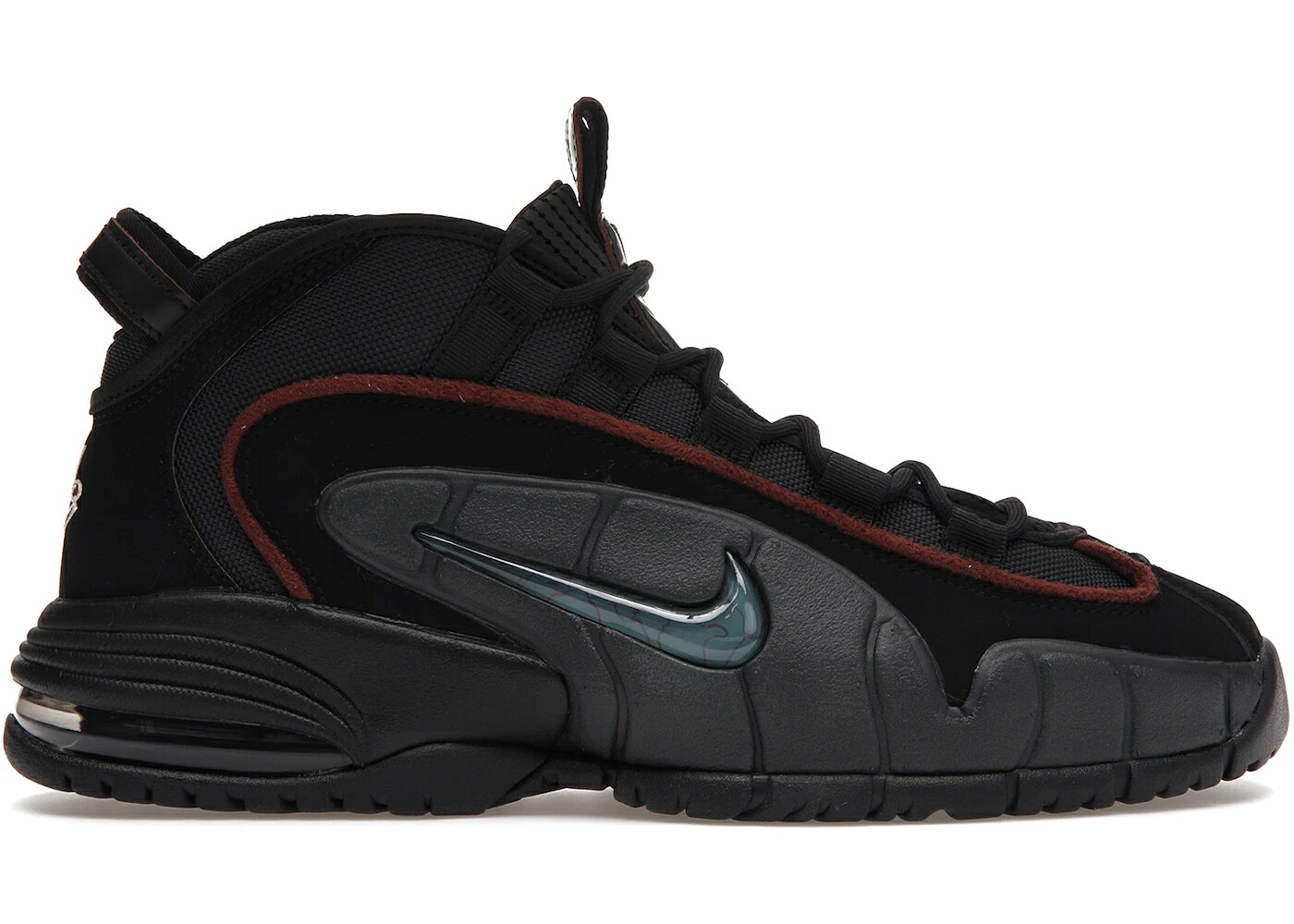 ナイキ マックス ペニー 黒いこと 黒いこと 子馬 エア湖マックス スニーカー メンズ NIKE AIR MAX PENNY 1 BLACK FADED SPRUCE ANTHRACITE DARK PONY / BLACK FADED SPRUCE ANTHRACITE