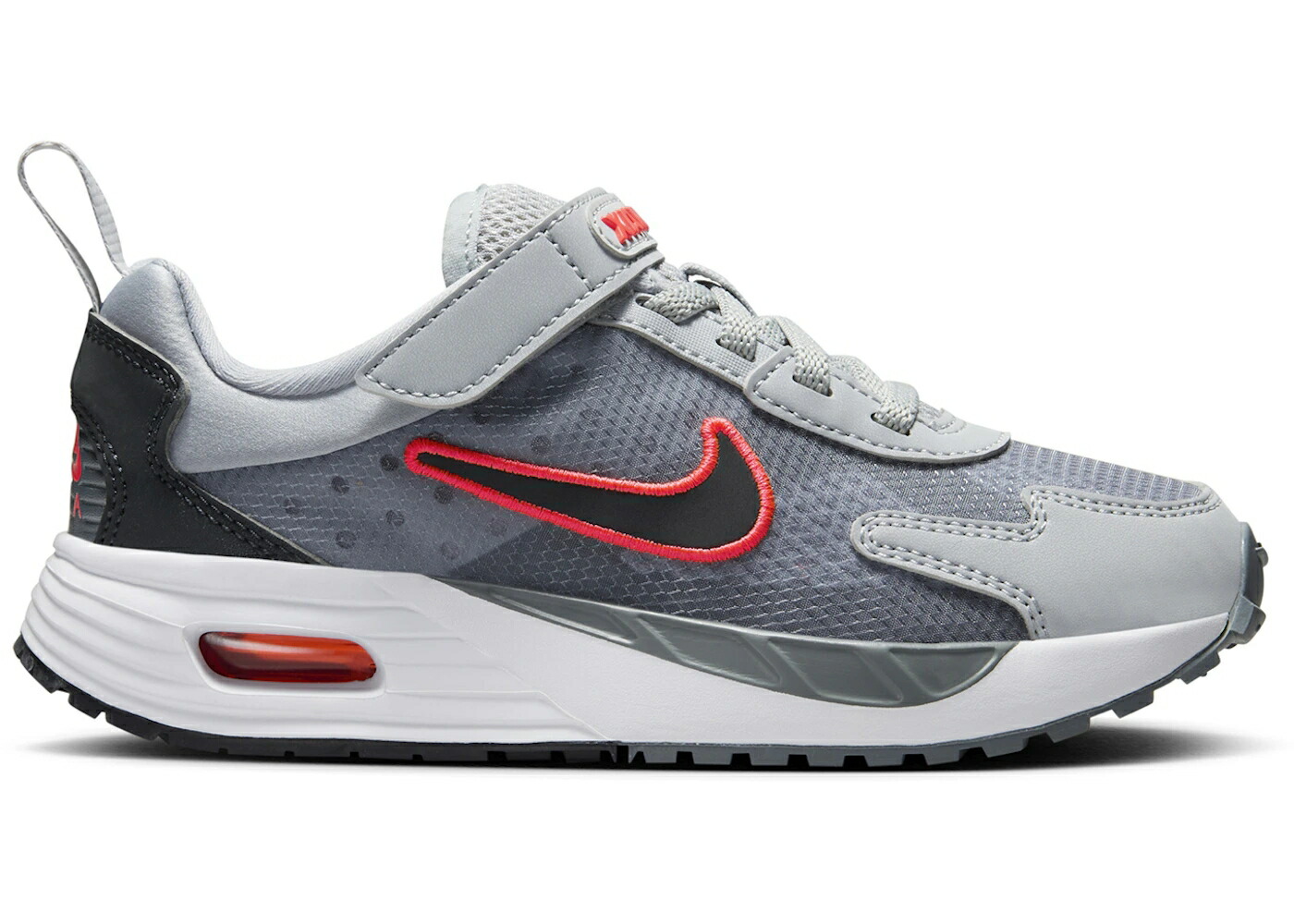ナイキ マックス 灰色 グレー クール クリムゾン エアマックス ジュニア キッズ NIKE AIR MAX SOLO WOLF GREY COOL BRIGHT CRIMSON ANTHRACITE (PS) / WOLF GREY COOL GREY BRIGHT ベビー マタニティ スニーカー