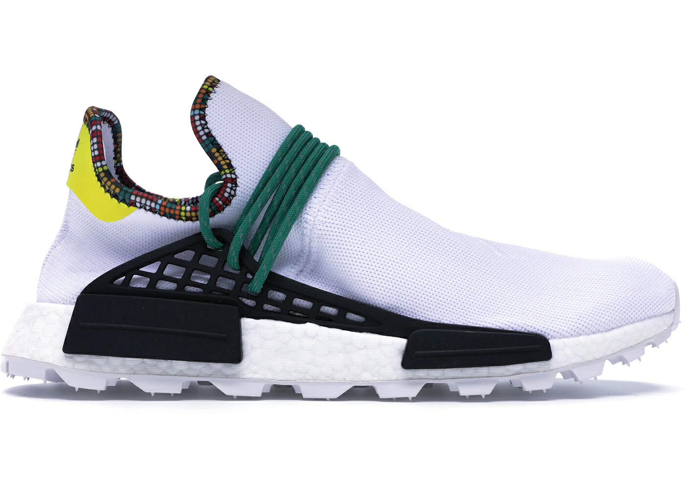 アディダス 白いこと 白いこと 緑 緑であること スニーカー メンズ ADIDAS NMD HU PHARRELL INSPIRATION PACK WHITE / FOOTWEAR WHITE BOLD GREEN BRIGHT