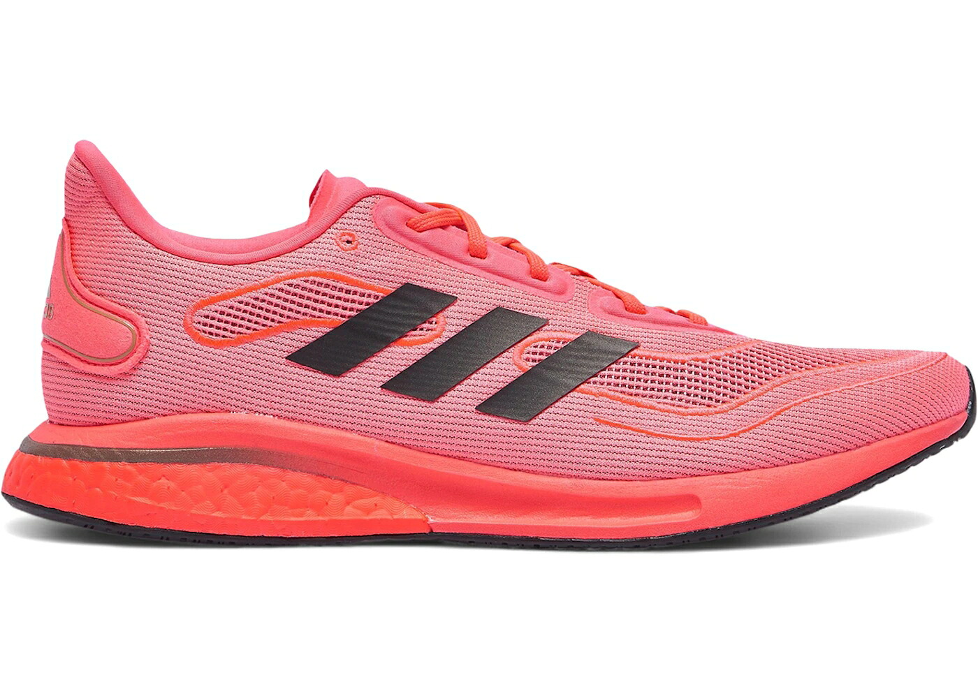 アディダス スーパーノバ ノヴァ ピンク コア 黒色 ブラック 銅色 コッパー スニーカー メンズ ADIDAS SUPERNOVA SIGNAL PINK / SIGNAL PINK CORE BLACK COPPER