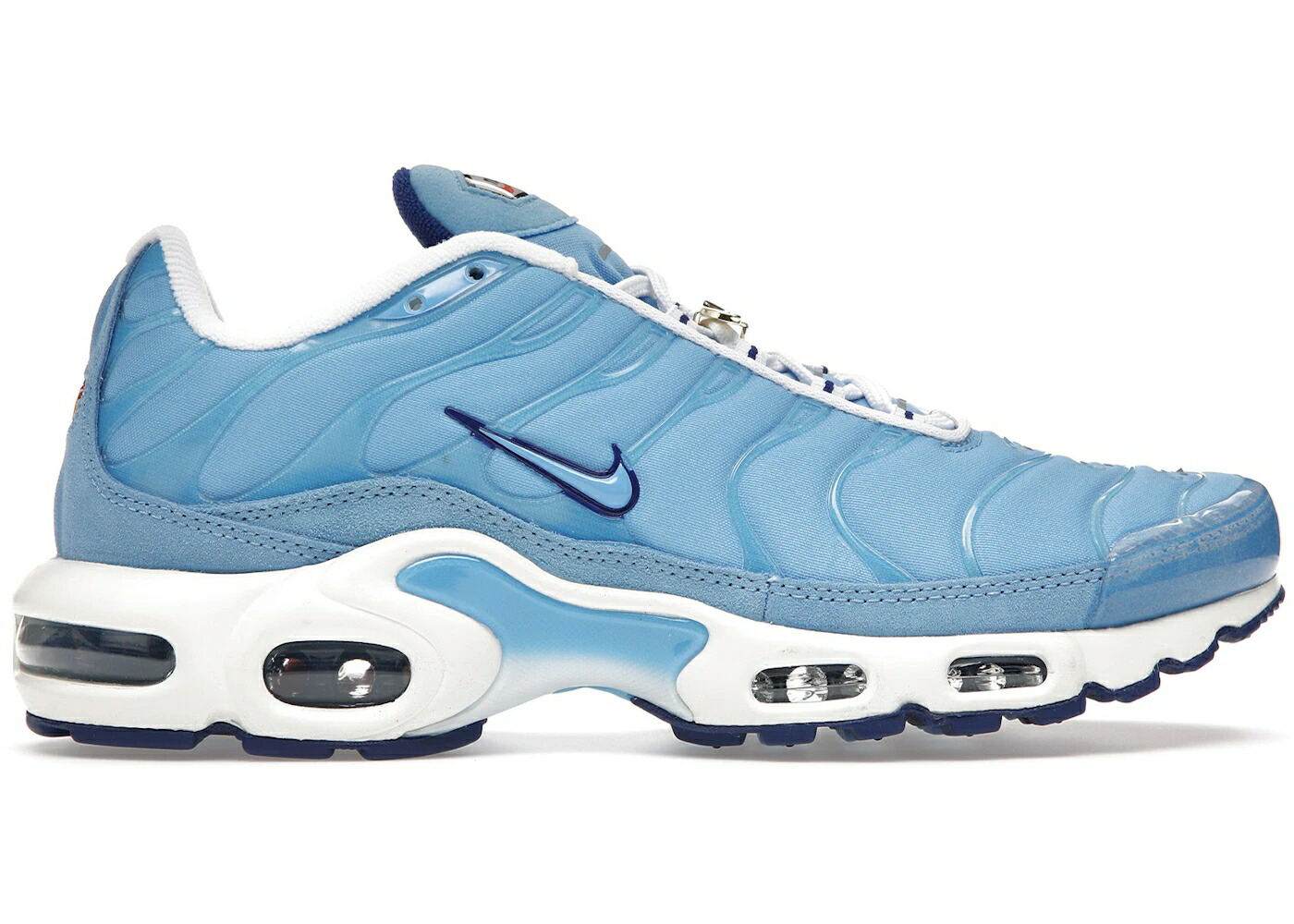 ナイキ マックス 青色 ブルー 白色 ホワイト 紺色 ネイビー エアマックスプラス スニーカー メンズ NIKE AIR MAX PLUS FIRST USE UNIVERSITY BLUE / UNIVERSITY BLUE WHITE NAVY|スニケス