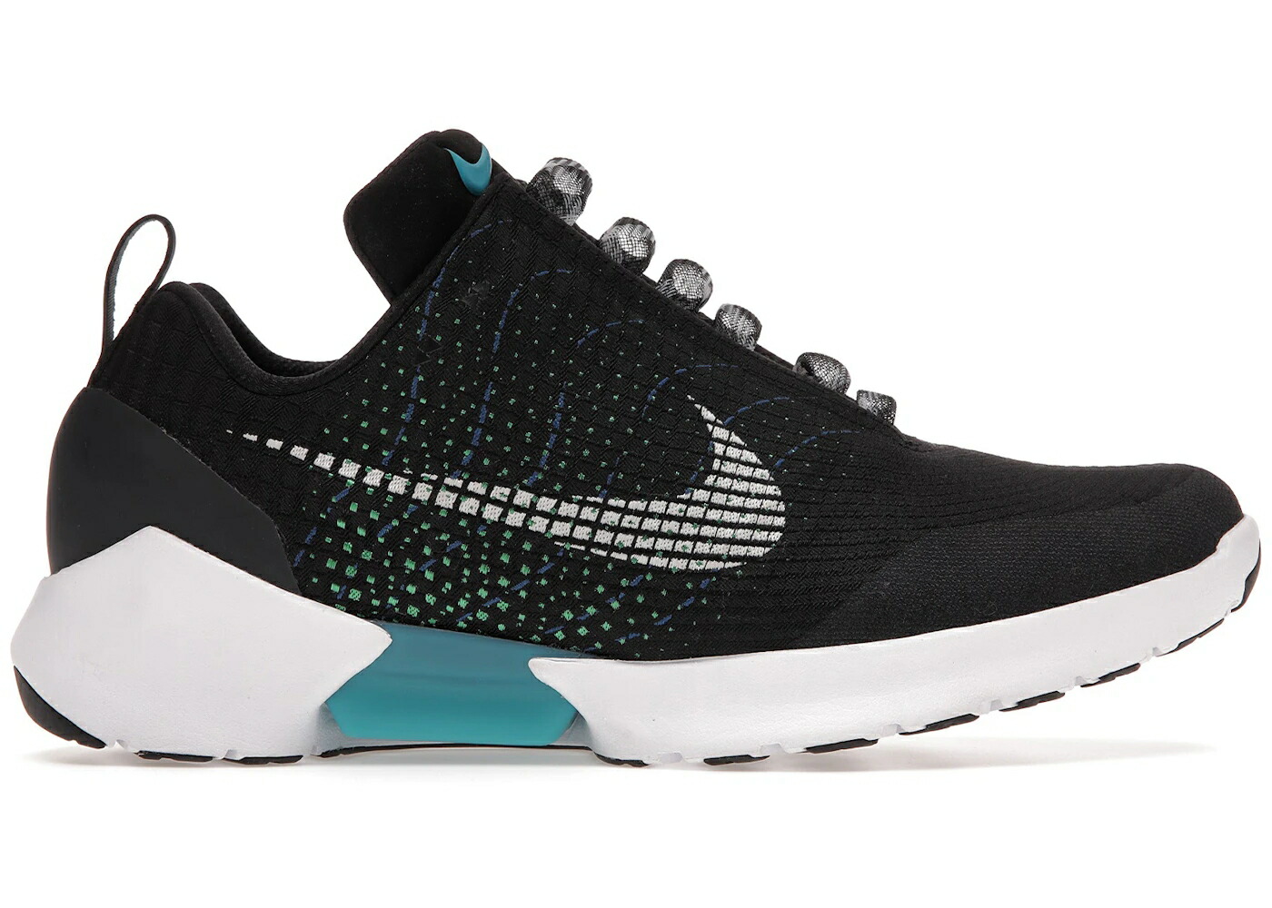 ナイキ 黒色 ブラック スペシャル 白色 ホワイト 青色 ブルー 1.0 スニーカー メンズ NIKE HYPERADAPT BLACK (1ST RELEASE PAIR SPECIAL BOX) / BLACK WHITE BLUE LAGOON