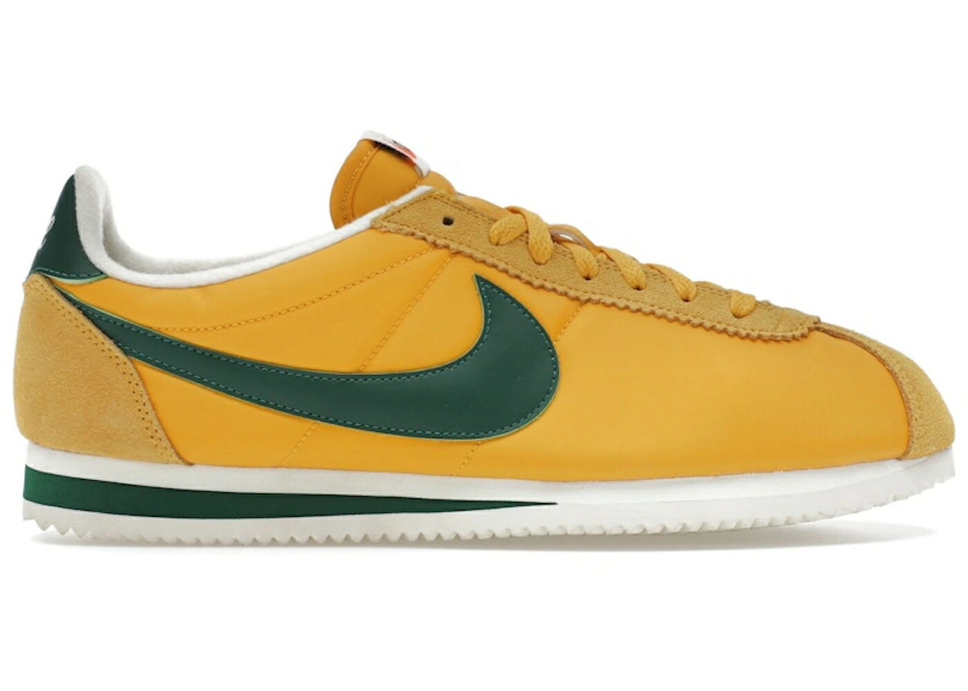 ナイキ クラシック コルテッツ ナイロン オレゴン 黄色 イエロー 緑 グリーン クラシックコルテッツ スニーカー メンズ NIKE CLASSIC CORTEZ NYLON OREGON / YELLOW OCHRE GORGE GREEN SAIL