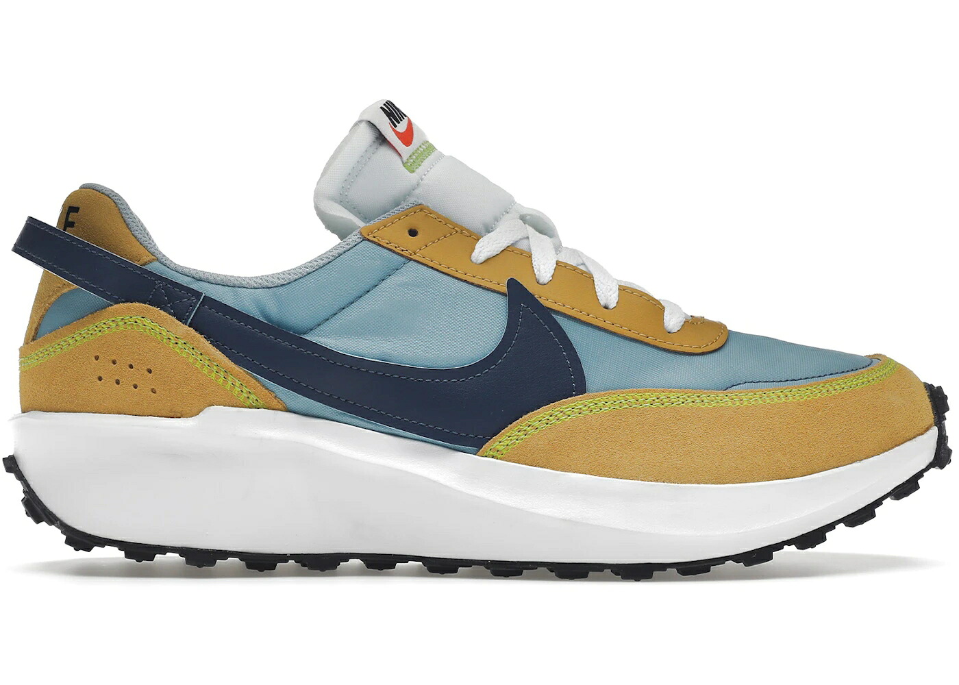 ナイキ ワッフル 青色 ブルー ゴールド スニーカー メンズ NIKE WAFFLE DEBUT BOARDER BLUE SANDED GOLD / BOARDER BLUE SANDED GOLD ATOMIC
