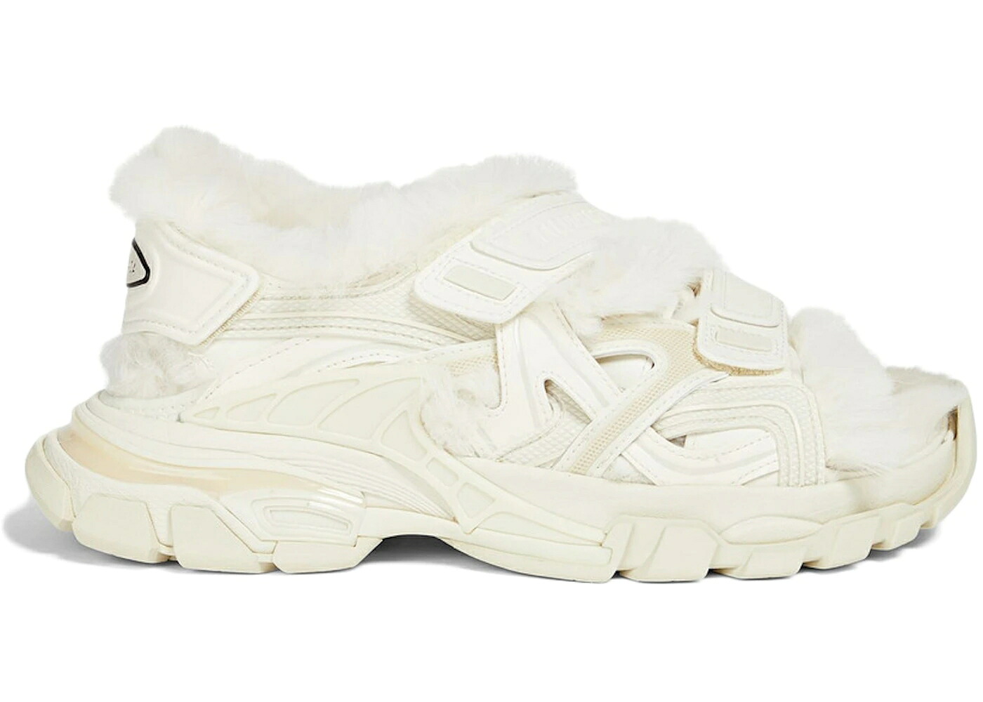 バレンシアガ トラック ベージュ 白色 ホワイト WOMEN'S スニーカー レディース BALENCIAGA TRACK SANDAL FAKE FUR BEIGE (WOMEN'S) / BEIGE WHITE|スニケス