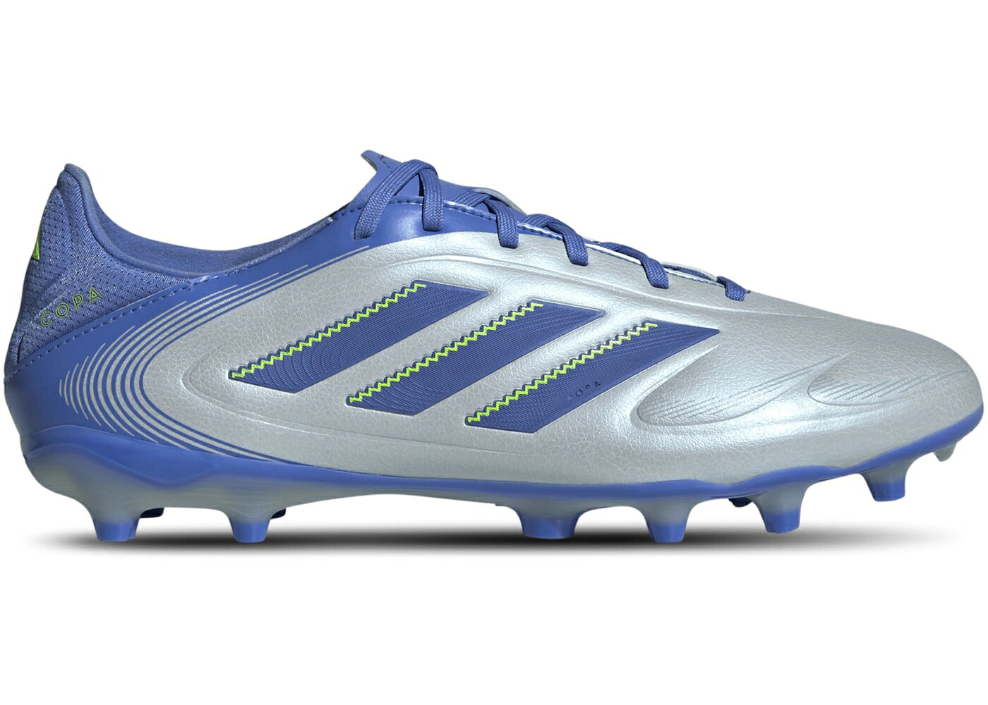 アディダス 純然たる 青味 青み 核融合反応 スニーカー メンズ ADIDAS COPA PURE 3 LEAGUE FG/MG HALO BLUE FUSION LUCID LEMON / HALO BLUE BLUE FUSION LUCID