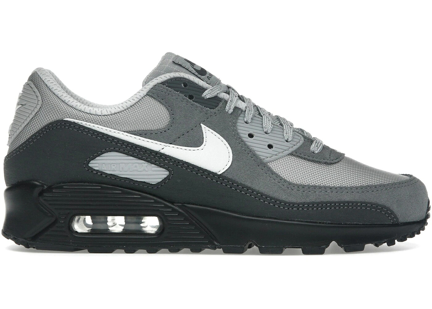 ナイキ マックス 薄墨色 薄墨色 エア湖マックス スニーカー メンズ NIKE AIR MAX 90 REFLECTIVE ANTHRACITE / ANTHRACITE SMOKE GREY PHOTON