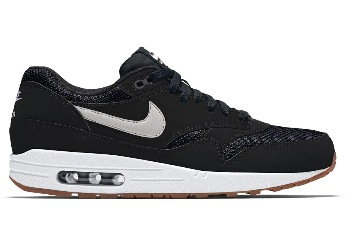 ナイキ マックス 黒色 ブラック 白色 ホワイト エアマックス スニーカー メンズ NIKE AIR MAX 1 BLACK LIGHT BONE / BLACK LIGHT BONE WHITE|スニケス