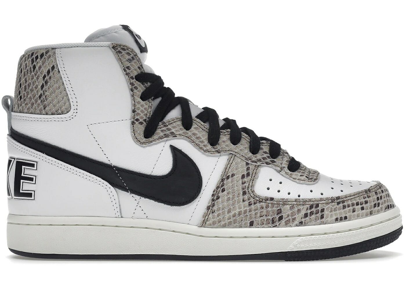 ナイキ ターミネーター ご機嫌 白いこと 白いこと 黒いこと 黒いこと スニーカー メンズ NIKE TERMINATOR HIGH COCOA SNAKE (2022) / WHITE BLACK SAIL COCOA