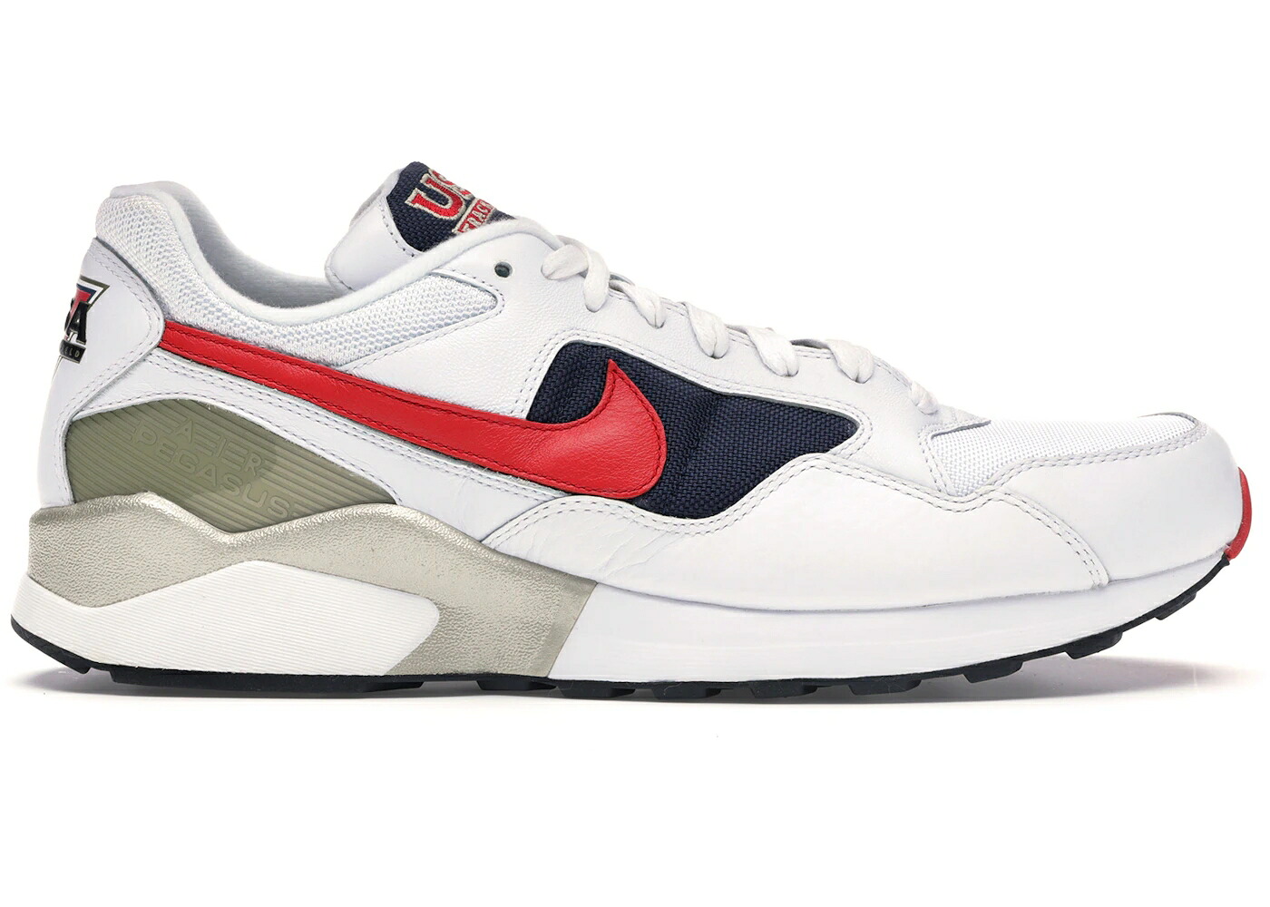 ナイキ ペガサス 国際オリンピック競技大会 白いこと 白いこと 赤 赤いこと スニーカー メンズ NIKE AIR PEGASUS 92 OLYMPIC (2016) / WHITE UNIVERSITY RED MIDNIGHT