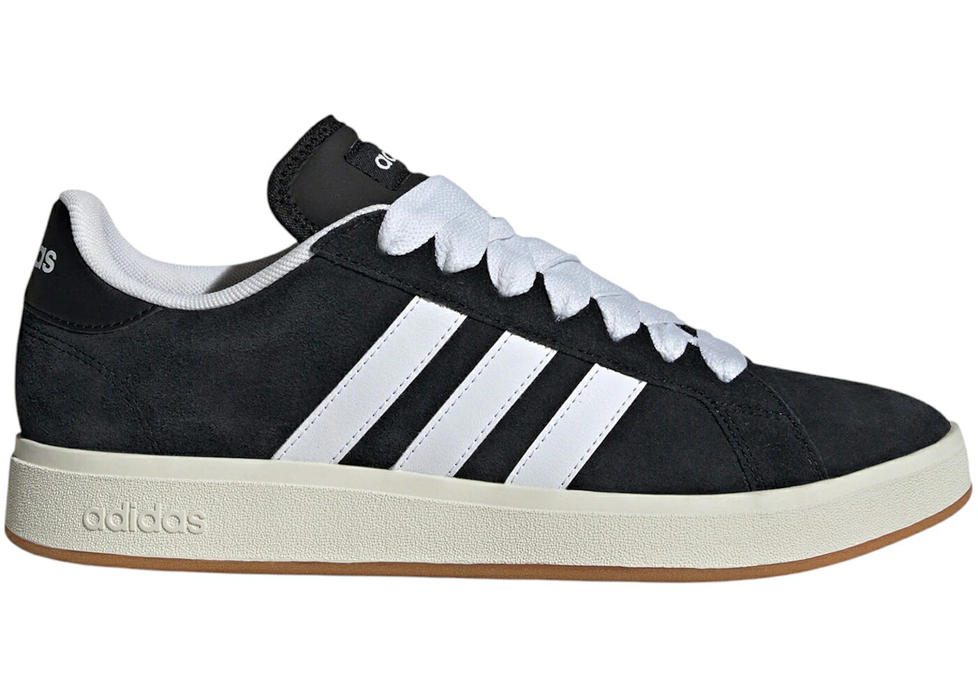 アディダス グランド コート コア 黒色 ブラック 白色 ホワイト スニーカー メンズ ADIDAS GRAND COURT BASE 00S CORE BLACK CLOUD WHITE GUM / CORE BLACK CLOUD WHITE GUM