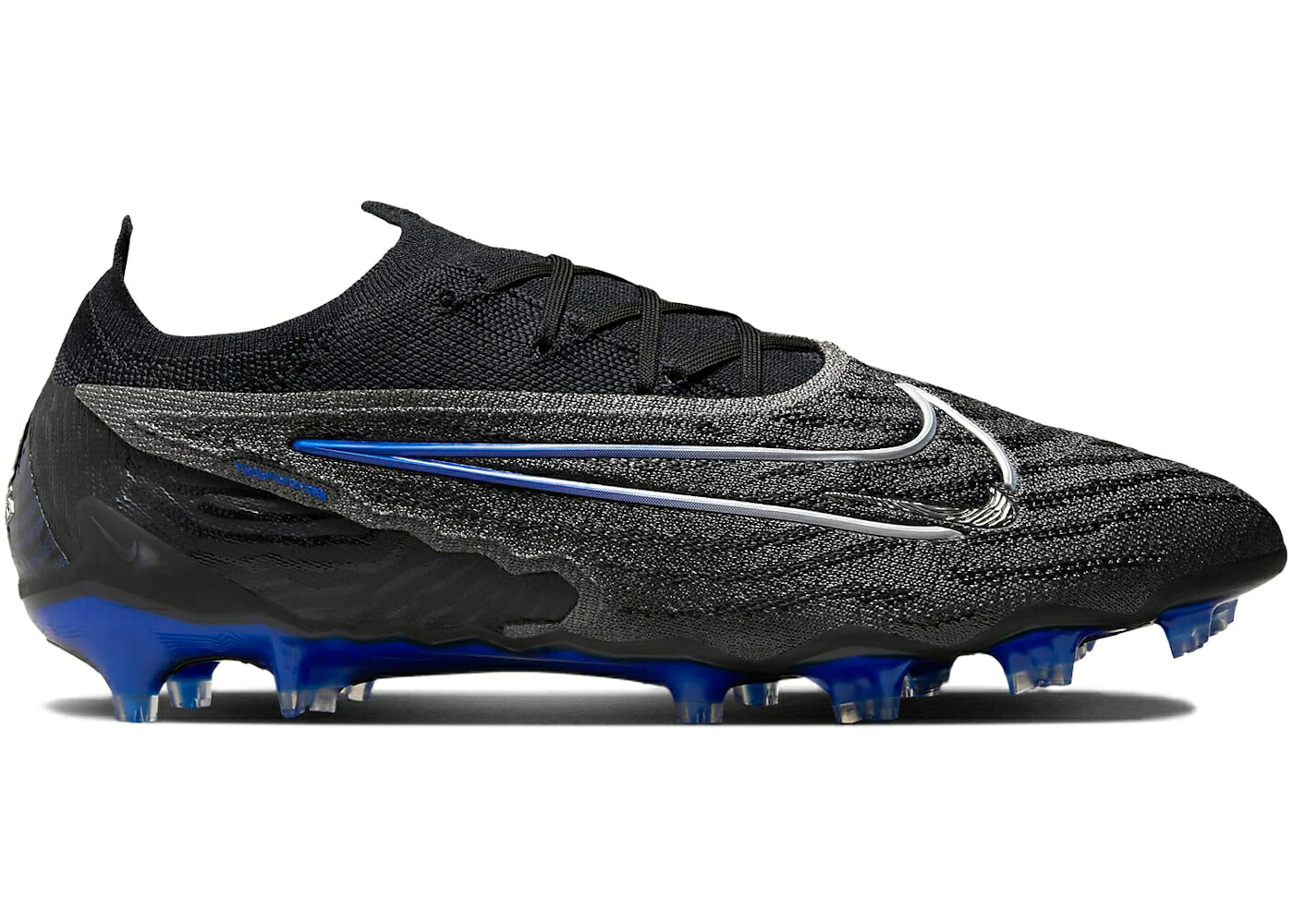 ナイキ エリート 黒いこと 黒いこと スニーカー メンズ NIKE GRIPKNIT PHANTOM GX ELITE FG BLACK HYPER ROYAL / BLACK HYPER ROYAL CHROME