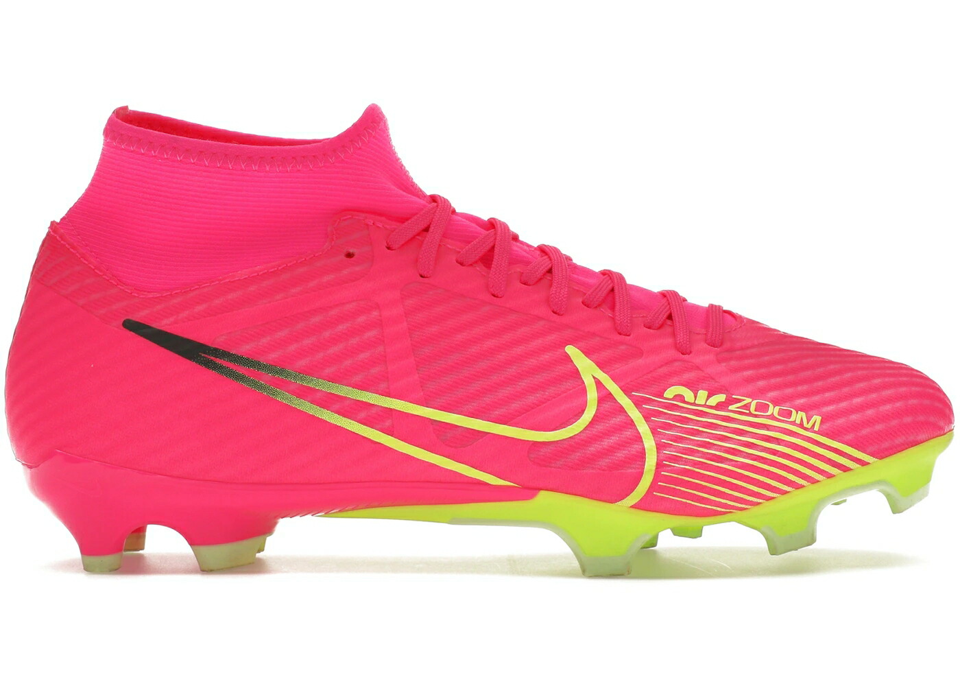 ナイキ ズーム アカデミー ピンク ブラスト スニーカー メンズ NIKE ZOOM MERCURIAL SUPERFLY 9 ACADEMY MG LUMINOUS PACK / PINK BLAST GRIDIRON VOLT