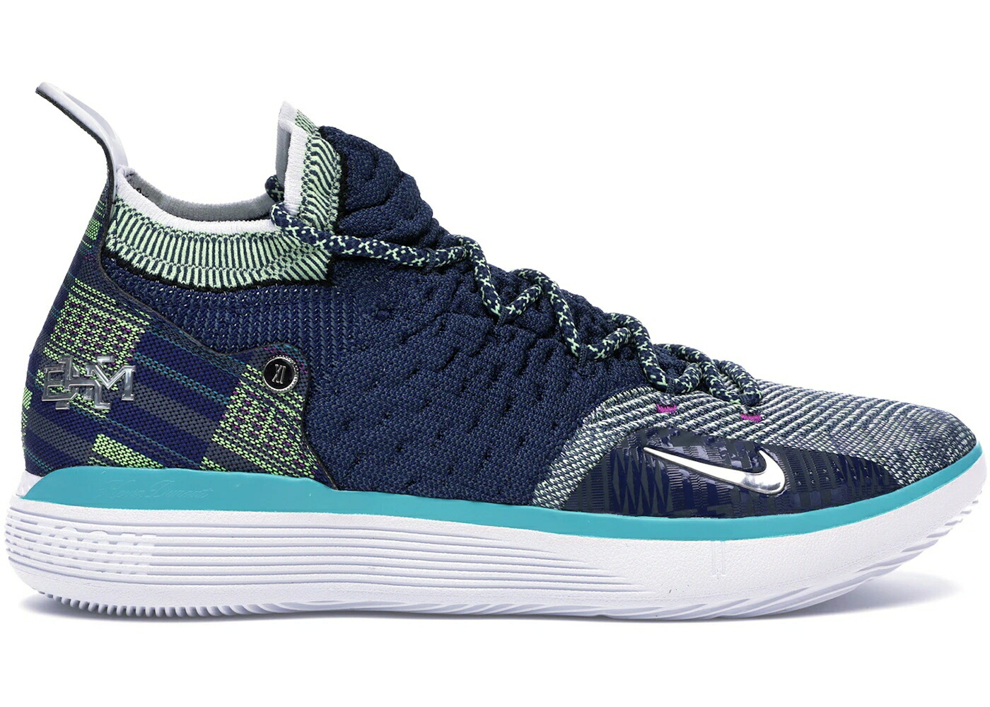 ナイキ 青碧 青碧 黒いこと 黒いこと スニーカー メンズ NIKE KD 11 BHM (2019) / BLUE VOID BLACK SQUADRON BLUE