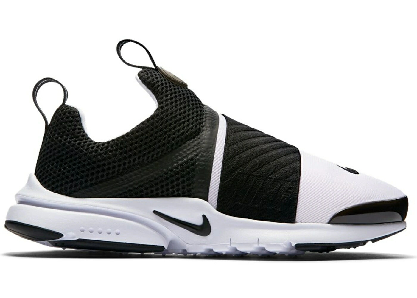 ナイキ プレスト 白いこと 白いこと 黒いこと 黒いこと お坊っちゃん キッズ NIKE PRESTO EXTREME WHITE BLACK (GS) / WHITE BLACK もの言う花 マタニティ スニーカー