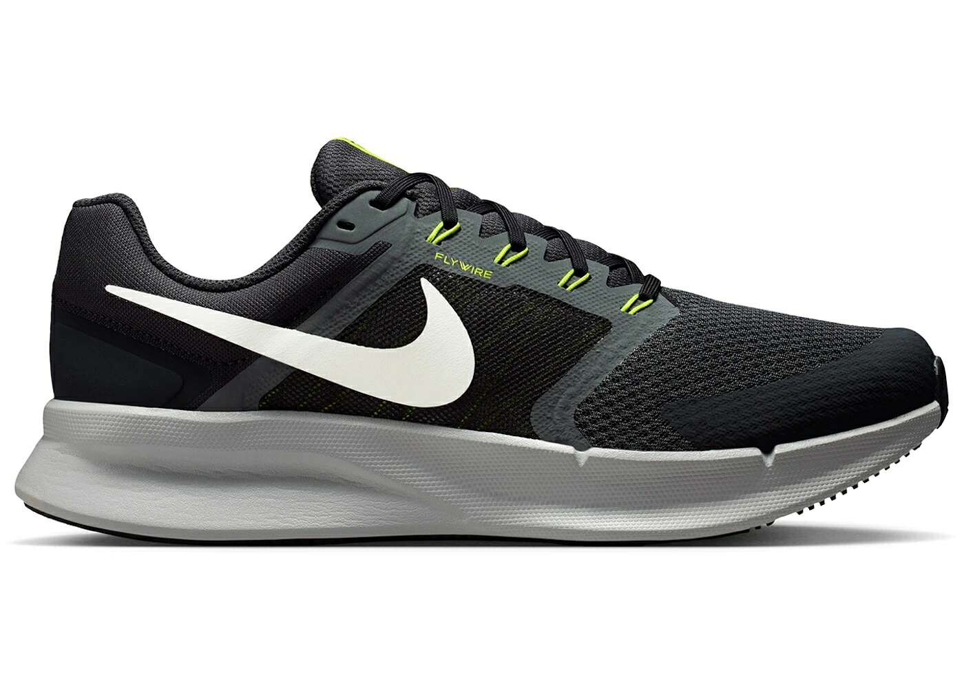 ナイキ 幽客 薄墨色 薄墨色 白いこと 白いこと スニーカー メンズ NIKE RUN SWIFT 3 ANTHRACITE SMOKE GREY CYBER WHITE / ANTHRACITE SMOKE GREY CYBER