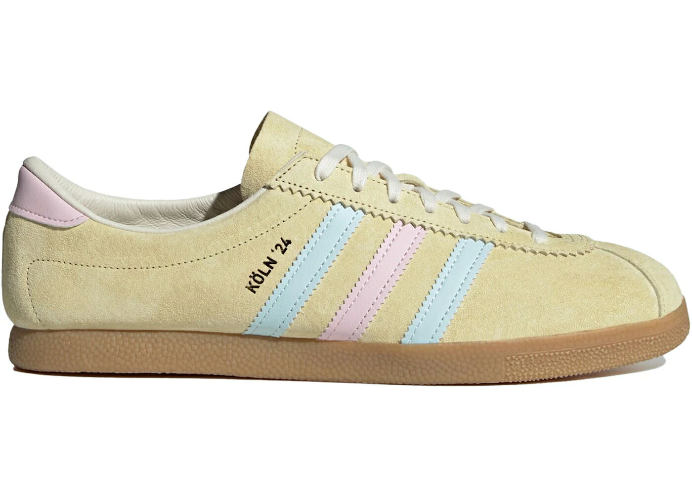 アディダス 黄色 イエロー 青色 ブルー スニーカー メンズ ADIDAS KOLN 24 ALMOST YELLOW / ALMOST YELLOW ALMOST BLUE CLEAR
