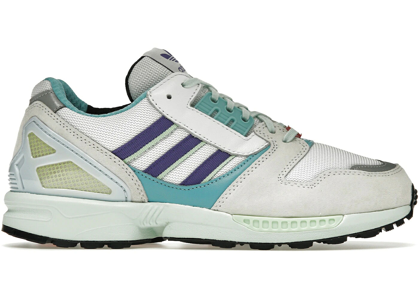 アディダス 白いこと 白いこと 紫 パープル アクア スニーカー メンズ ADIDAS ZX 8000 WHITE PURPLE AQUA / FOOTWEAR WHITE PURPLE LIGHT AQUA