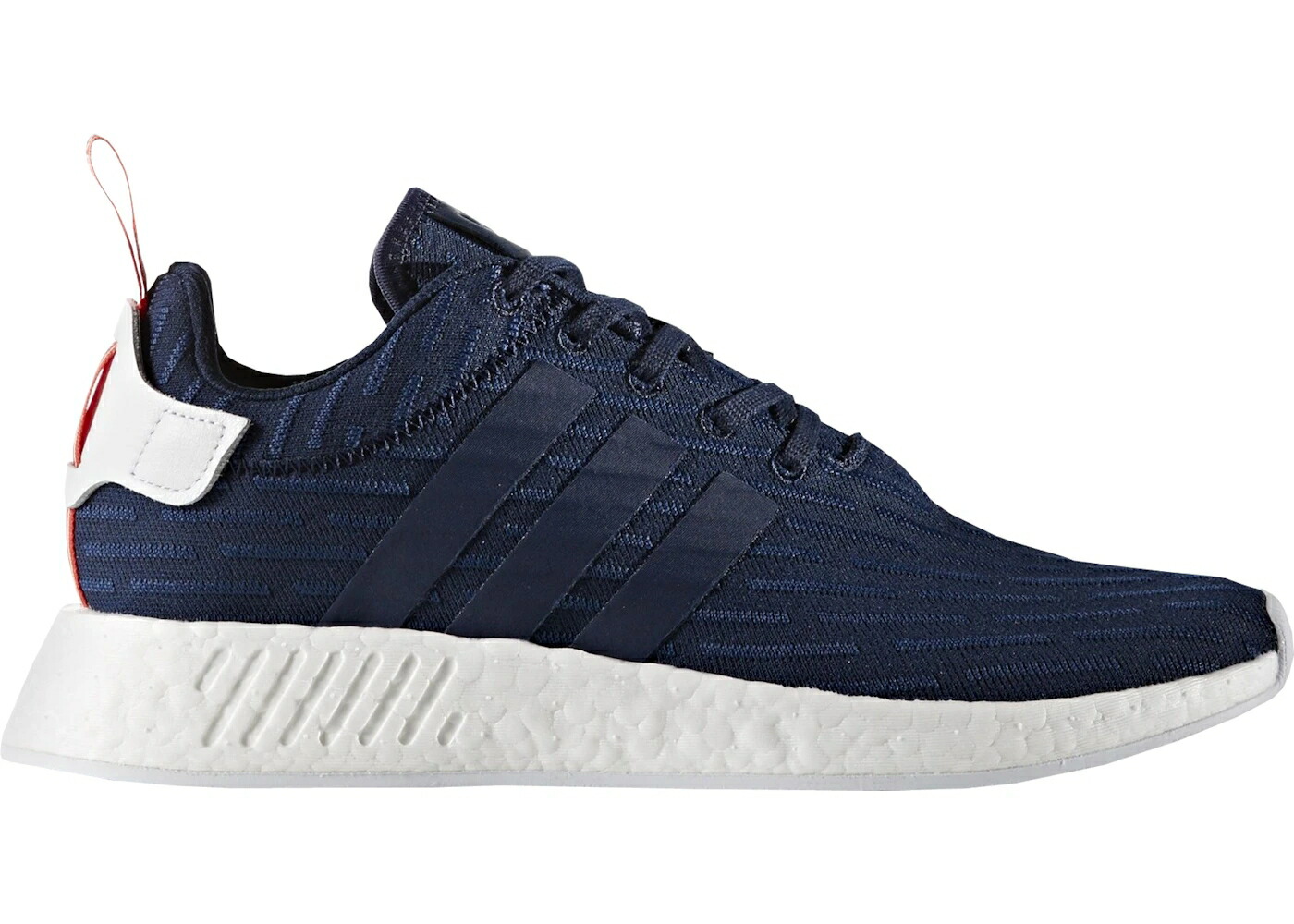 アディダス 紺色 ネイビー 白色 ホワイト スニーカー メンズ ADIDAS NMD R2 COLLEGIATE NAVY / COLLEGIATE NAVY FOOTWEAR WHITE 56,580円