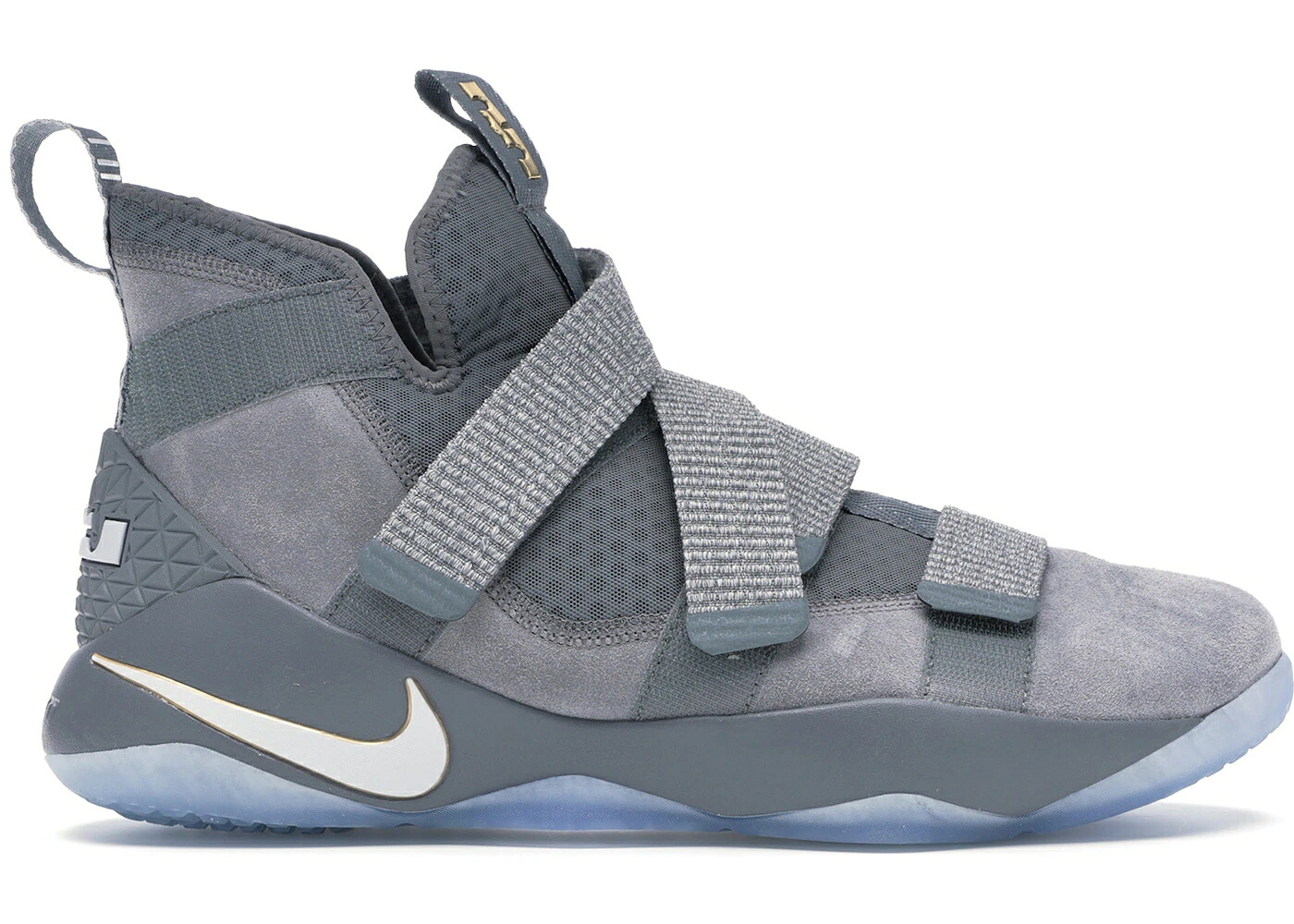 ナイキ レブロン ズーム ソルジャー クール 灰色 グレー ピュア プラチナム スニーカー メンズ NIKE LEBRON ZOOM SOLDIER 11 COOL GREY / COOL GREY PURE PLATINUM METALLIC｜スニケス