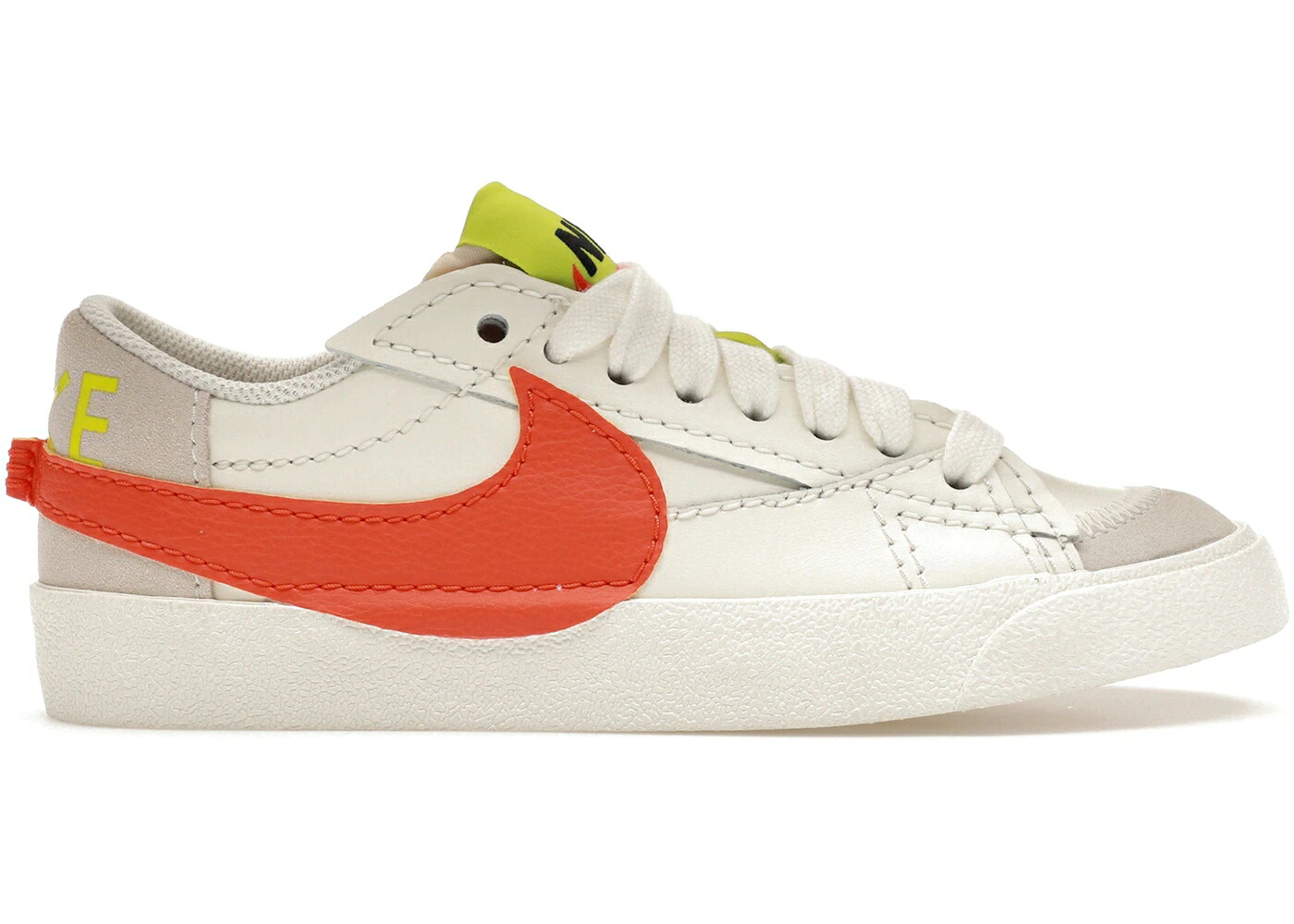 ナイキ ブレイザー ジャンボ 橙 オレンジ色 混雑時 緑 緑であること WOMEN\u0027S スニーカー レディース NIKE BLAZER LOW 77 JUMBO SAIL ORANGE (WOMEN\u0027S) / SAIL RUSH ORANGE ATOMIC GREEN
