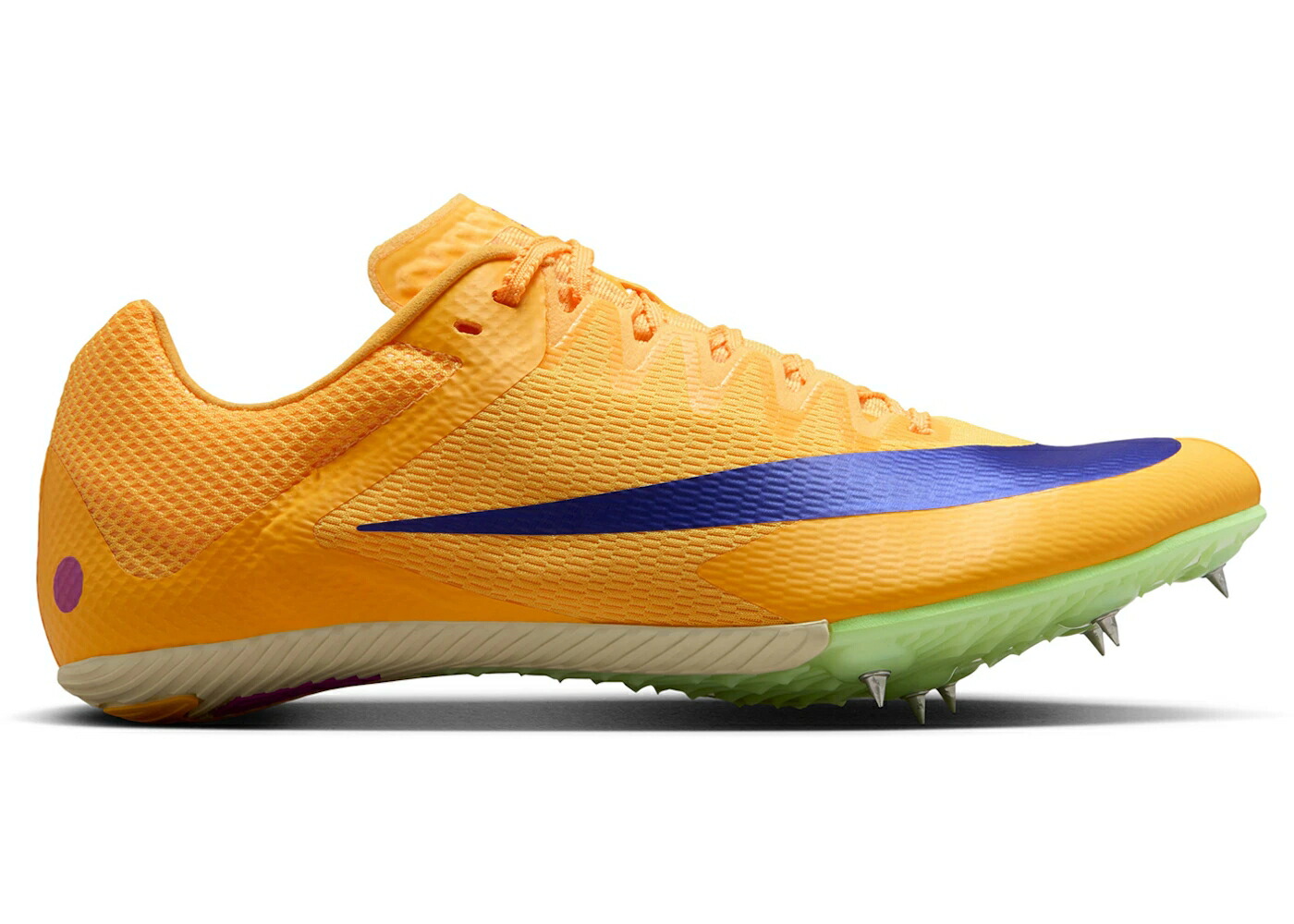 ナイキ 望遠レンズ 対戦相手 藍色 インディゴ 張りさける 紫 相撲取り草 スニーカー メンズ NIKE ZOOM RIVAL SPRINT CITRON PULSE INDIGO BURST / CITRON PULSE HYPER VIOLET VOLT