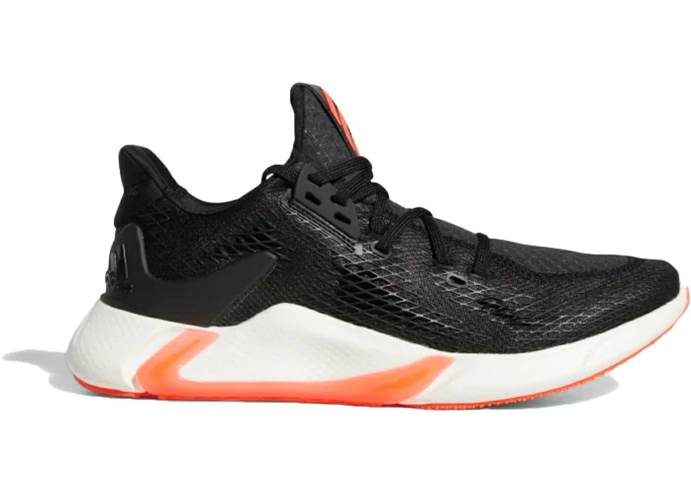アディダス コア 黒色 ブラック 赤 レッド スニーカー メンズ ADIDAS EDGE XT CORE BLACK / CORE BLACK SOLAR RED RUNNING